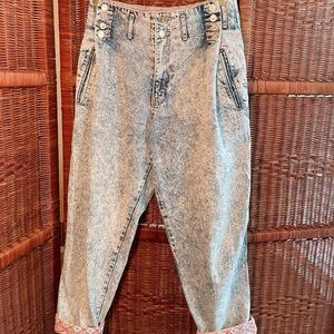 London London 80’s acid wash jeans